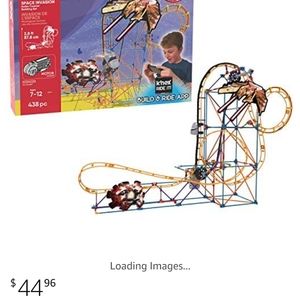 K'nex space invasion rollercoaster motorizedbuild
